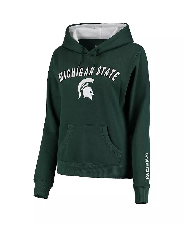 Женская зеленая толстовка с капюшоном Michigan State Spartans Arch and Logo 1 Colosseum
Женская зеленая толстовка с капюшоном Michigan State Spartans Arch and Logo 1 Colosseum