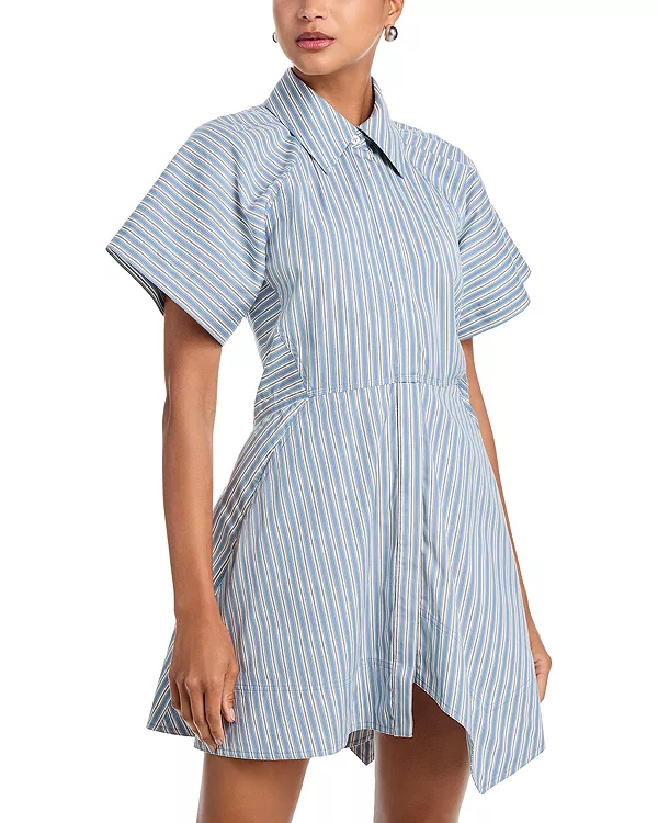 Платье-Рубашка Джули с асимметричным подолом A.L.C., синий
Платье-Рубашка Джули с асимметричным подолом A.L.C., синий