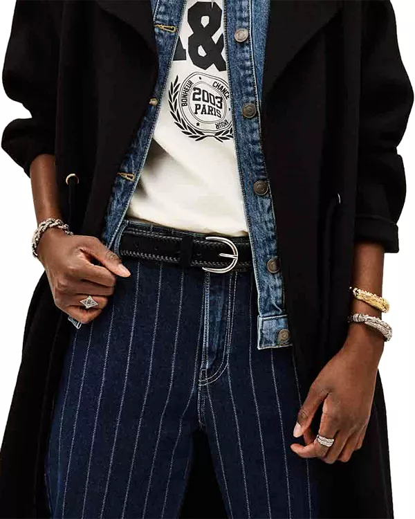 Ремень Ceinture brosco из кожи Ba&Sh, черный
Ремень Ceinture brosco из кожи Ba&Sh, черный