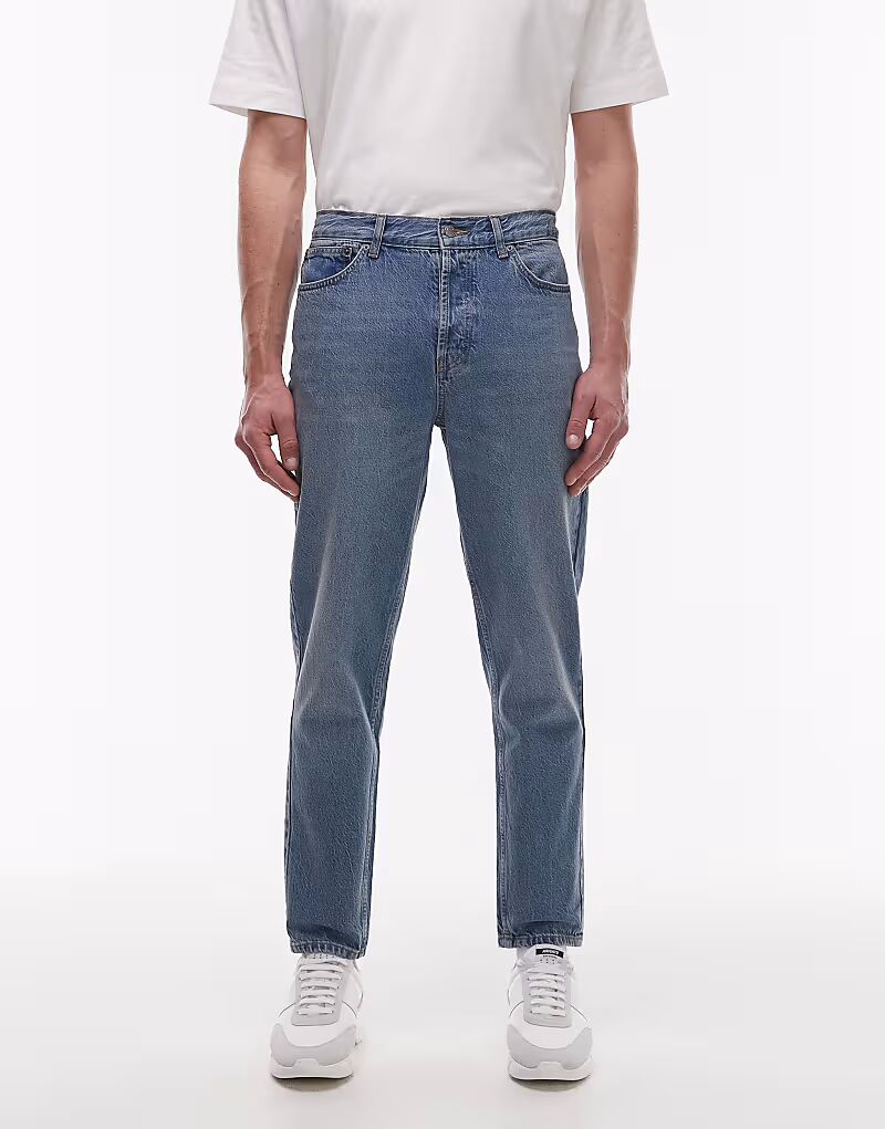 Джинсы Topman Rigid Taper средней степени стирки
Джинсы Topman Rigid Taper средней степени стирки