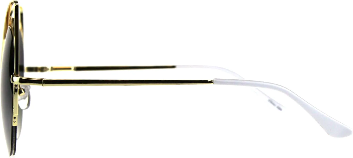 Женские солнцезащитные очки PASTL круглой формы «кошачий глаз» с увеличенной оправой из проволоки и полуободком, защита от УФ-излучения 400, Gold (Green Smoke Mirror)
Женские солнцезащитные очки PASTL круглой формы «кошачий глаз» с увеличенной оправой из проволоки и полуободком, защита от УФ-излучения 400, Gold (Green Smoke Mirror)