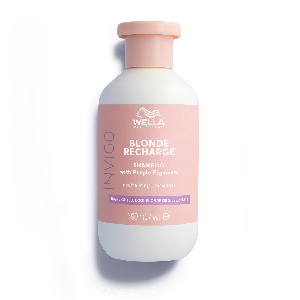 Шампунь для волос, нейтрализующий желтизну invigo blonde recharge shampoo Wella Professionals, 300 мл
Шампунь для волос, нейтрализующий желтизну invigo blonde recharge shampoo Wella Professionals, 300 мл