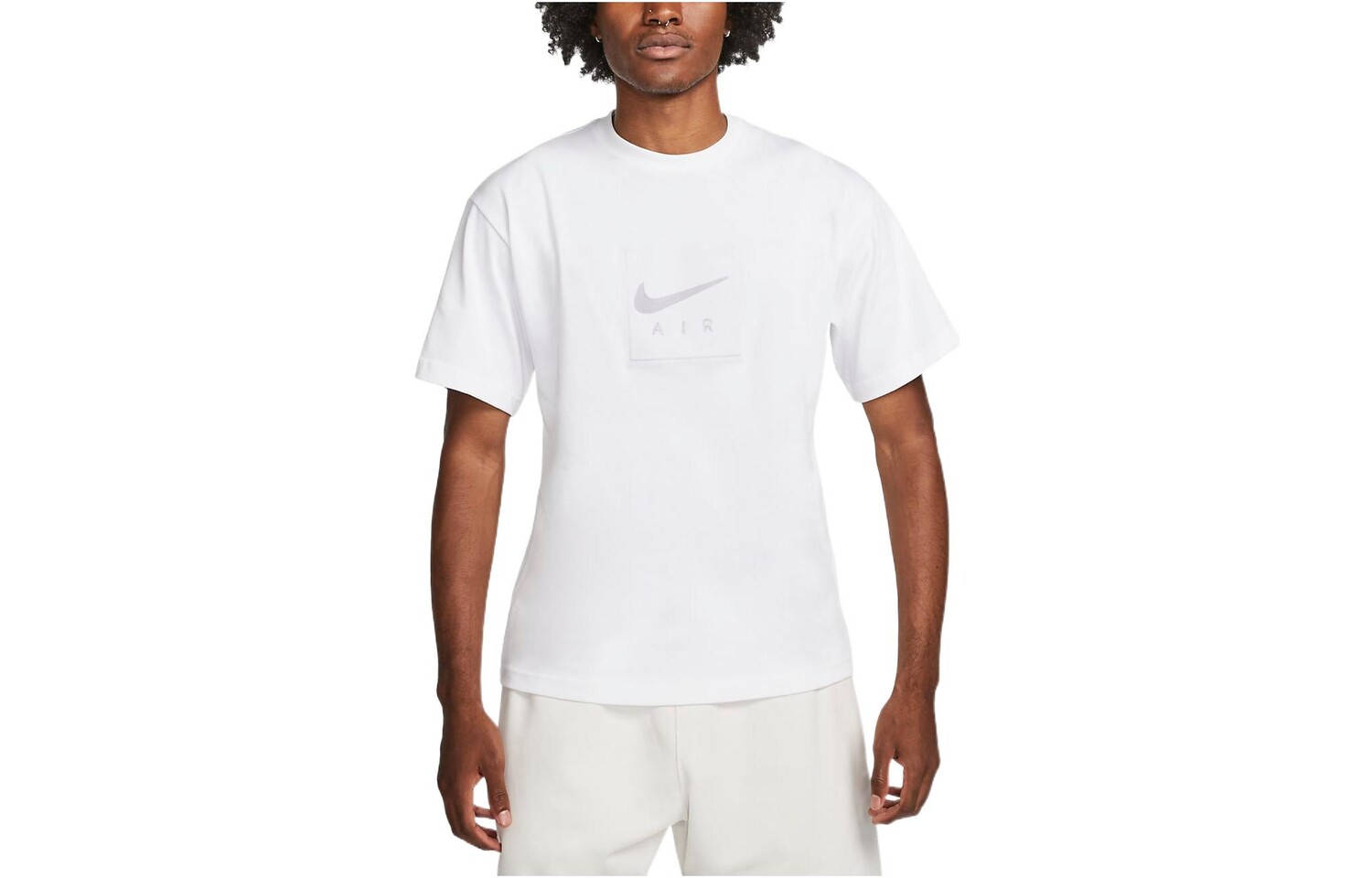 Футболка унисекс белая Nike, белый 
Футболка унисекс белая Nike, белый