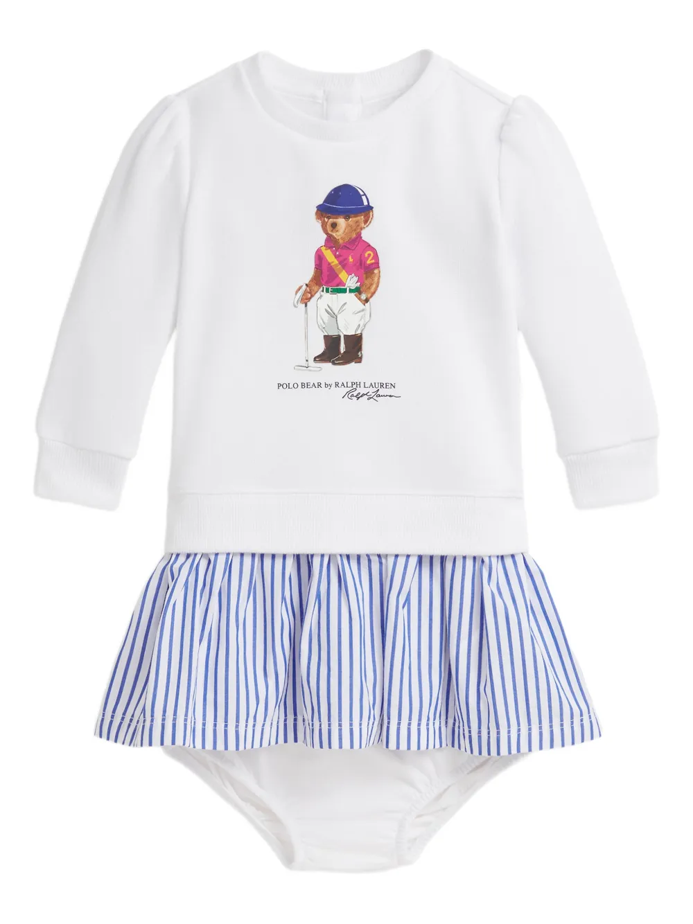 Комплект polo bear из платья и блумеров POLO RALPH LAUREN KIDS, белый
Комплект polo bear из платья и блумеров POLO RALPH LAUREN KIDS, белый