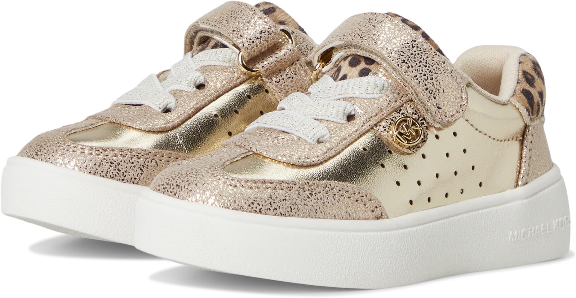 Кроссовки MICHAEL Michael Kors Kids Jem Scotty, Pale Gold Metallic/Leopa
Кроссовки MICHAEL Michael Kors Kids Jem Scotty, Pale Gold Metallic/Leopa