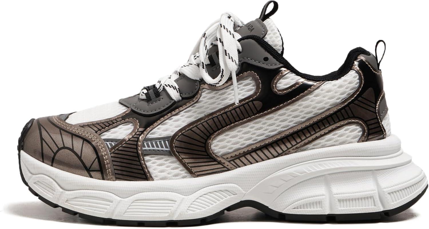 Мужские дышащие массивные кроссовки - шнурованные платформенные туфли в стиле «папа», противоскользящие и удобные для повседневной ходьбы, стильные спортивные обувь с эффектом увеличения роста Aokisx, Milk Tea Color
Мужские дышащие массивные кроссовки - шнурованные платформенные туфли в стиле «папа», противоскользящие и удобные для повседневной ходьбы, стильные спортивные обувь с эффектом увеличения роста Aokisx, Milk Tea Color