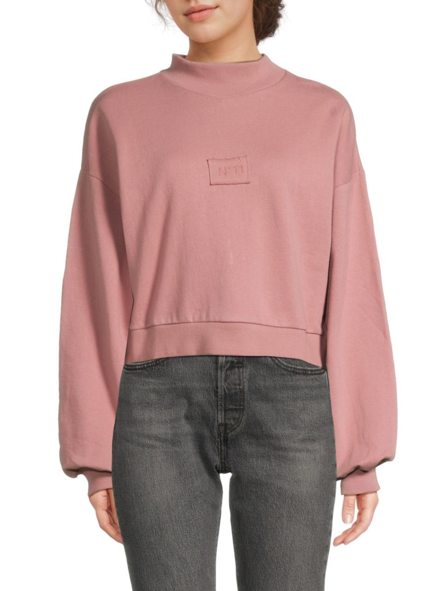 Укороченная толстовка с воротником-стойкой Eleven Paris, цвет Woodrose
Укороченная толстовка с воротником-стойкой Eleven Paris, цвет Woodrose