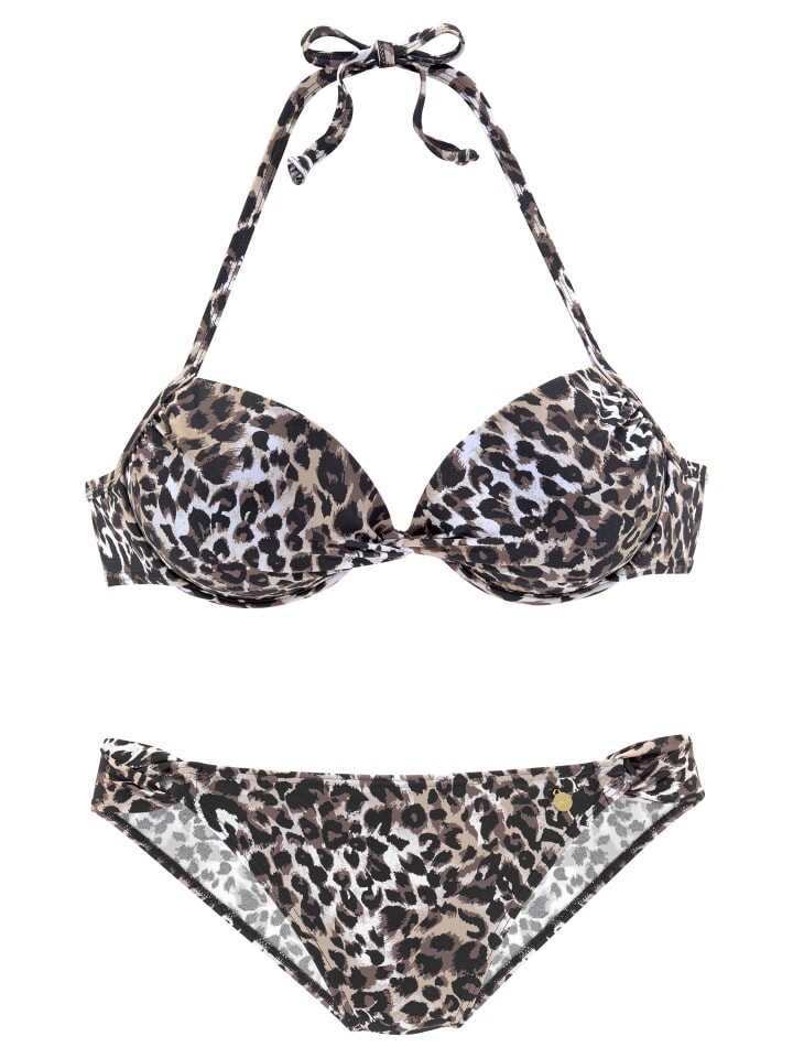 Комплект бикини LASCANA, цвет braun/bedruckt
Комплект бикини LASCANA, цвет braun/bedruckt