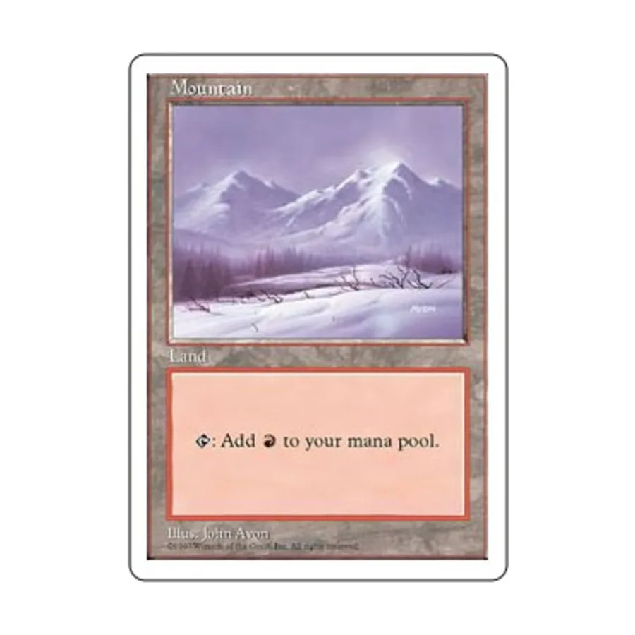 CCG Гора - Вер. 1 (С), MTG - 5th Edition
CCG Гора - Вер. 1 (С), MTG - 5th Edition