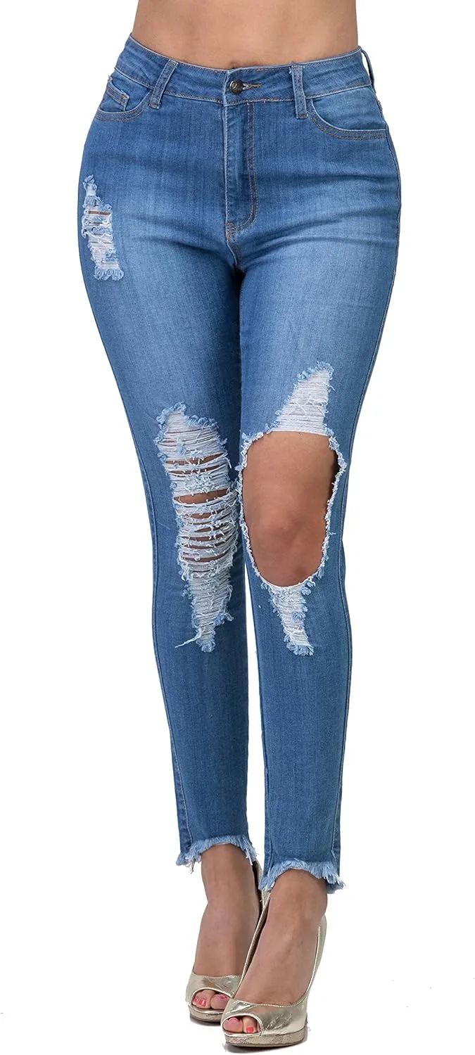 LOVER BRAND FASHION джинсы женские скинни с высокой посадкой, рваные на коленях
LOVER BRAND FASHION джинсы женские скинни с высокой посадкой, рваные на коленях