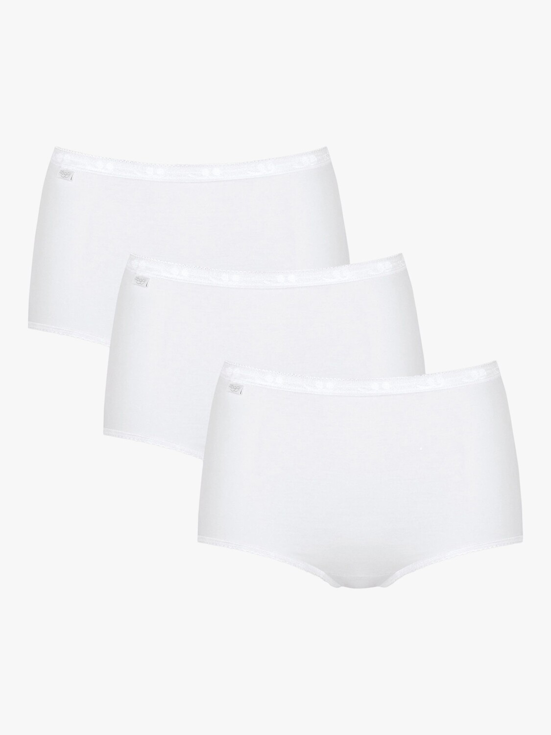 Хлопковые трусы sloggi Basic+ Maxi, 3 шт., белые
Хлопковые трусы sloggi Basic+ Maxi, 3 шт., белые