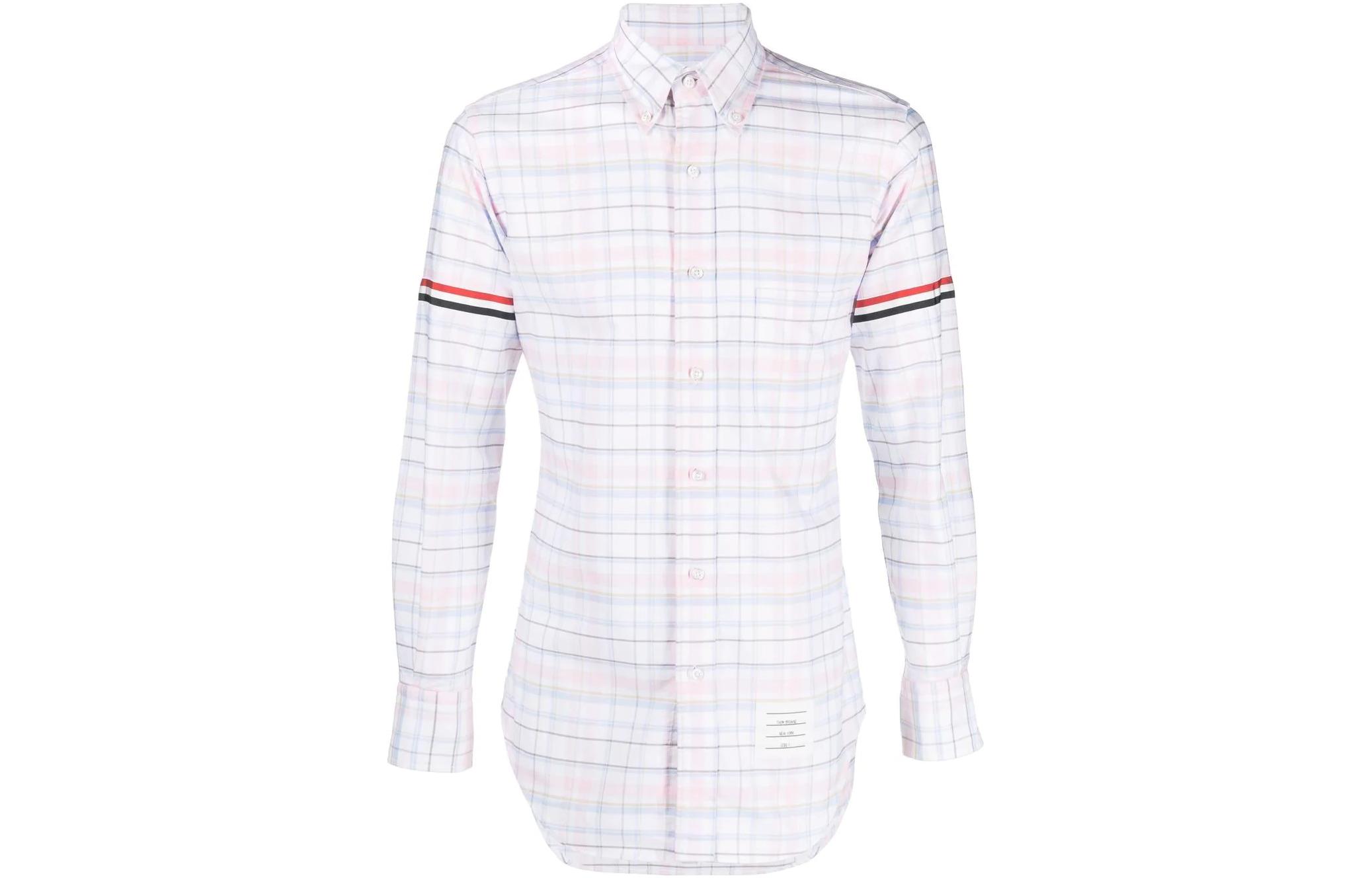 Проверенная рубашка с длинными рукавами THOM BROWNE, светло-розовый
Проверенная рубашка с длинными рукавами THOM BROWNE, светло-розовый