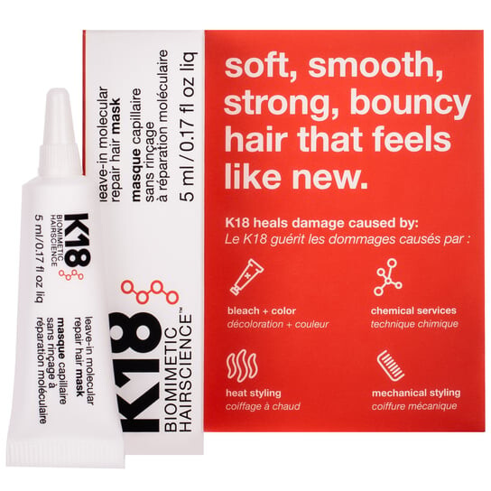 Несмываемая молекулярная восстанавливающая маска для волос 5 мл восстанавливающая маска для поврежденных волос, не смываемая, с пептидами K18
Несмываемая молекулярная восстанавливающая маска для волос 5 мл восстанавливающая маска для поврежденных волос, не смываемая, с пептидами K18