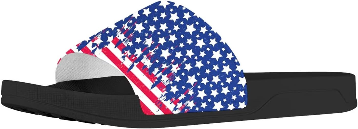 Сланцы Forchrinse с леопардовым и гепардовым принтом для мужчин и женщин, нескользящие домашние и душевые тапочки, спортивные легкие сандалии, American Flag
Сланцы Forchrinse с леопардовым и гепардовым принтом для мужчин и женщин, нескользящие домашние и душевые тапочки, спортивные легкие сандалии, American Flag