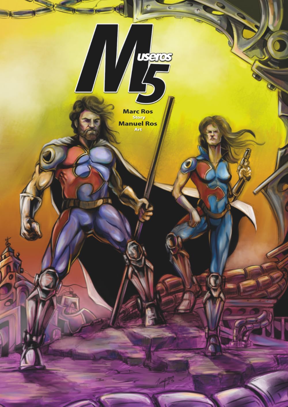 Museros 5: Compilation of the first 3 chapters of the graphic novel Museros 5 (Independently published)
Museros 5: Compilation of the first 3 chapters of the graphic novel Museros 5 (Independently published)