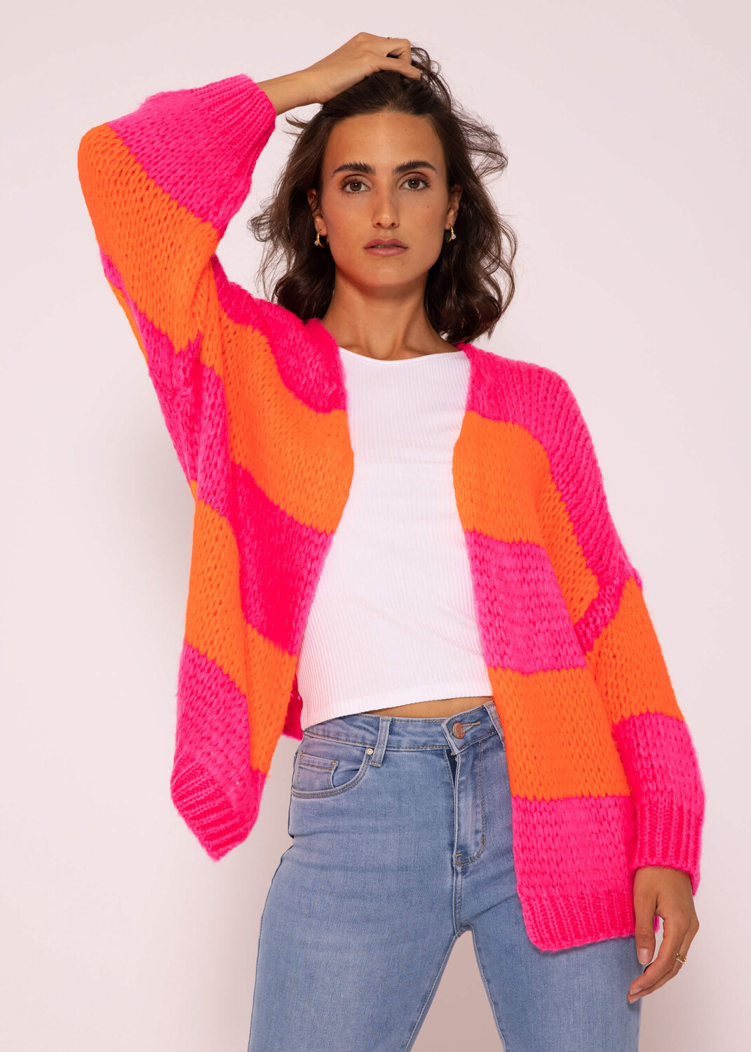 Кардиган SASSYCLASSY Oversize Strick, оранжевый
Кардиган SASSYCLASSY Oversize Strick, оранжевый