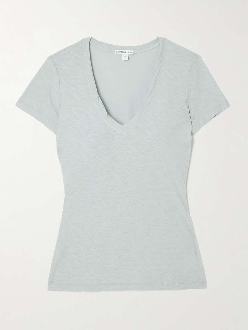 Футболка из хлопкового джерси с узором "повседневная" James Perse, серый
Футболка из хлопкового джерси с узором "повседневная" James Perse, серый