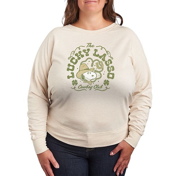 Футболка с длинным рукавом Plus size Peanuts Snoopy The Lucky Lasso Cowboy Club Licensed Character
Футболка с длинным рукавом Plus size Peanuts Snoopy The Lucky Lasso Cowboy Club Licensed Character