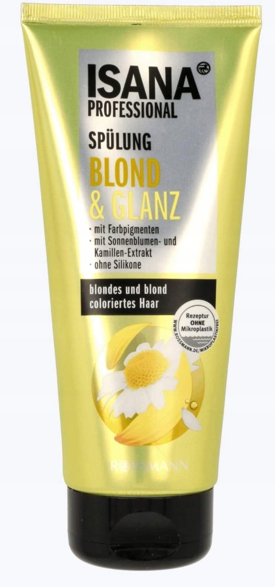 Кондиционер ISANA Blond&Glanz для светлых волос Inna marka
Кондиционер ISANA Blond&Glanz для светлых волос Inna marka