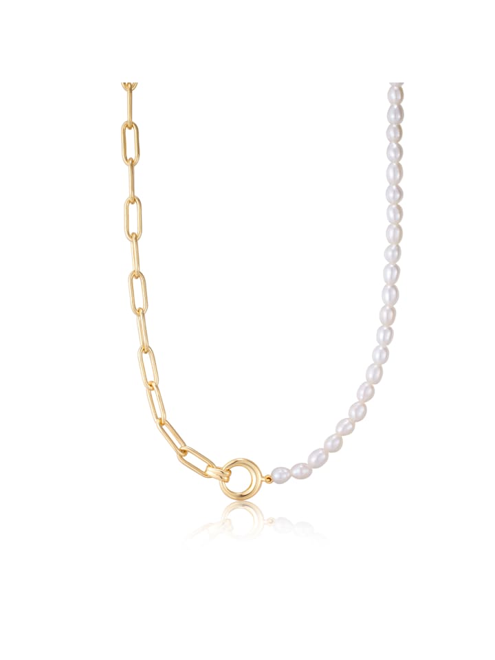Ania Haie Колье с массивной цепочкой из жемчуга и золотом
Ania Haie Колье с массивной цепочкой из жемчуга и золотом