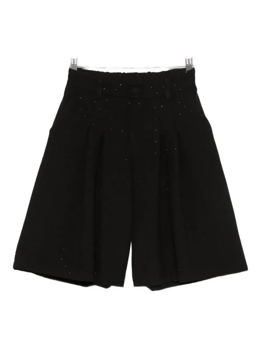 Плиссированные шорты с украшением из страз Miss Grant Kids, черный
Плиссированные шорты с украшением из страз Miss Grant Kids, черный
