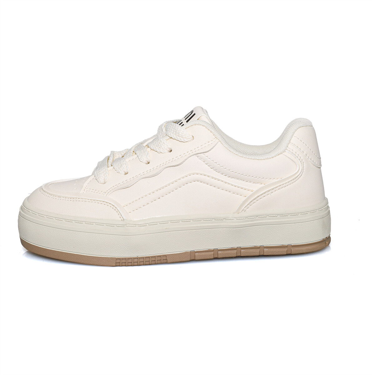 Кеды, скейтборд обувь женская низкая бежевая B10Crown 
Кеды, скейтборд обувь женская низкая бежевая B10Crown