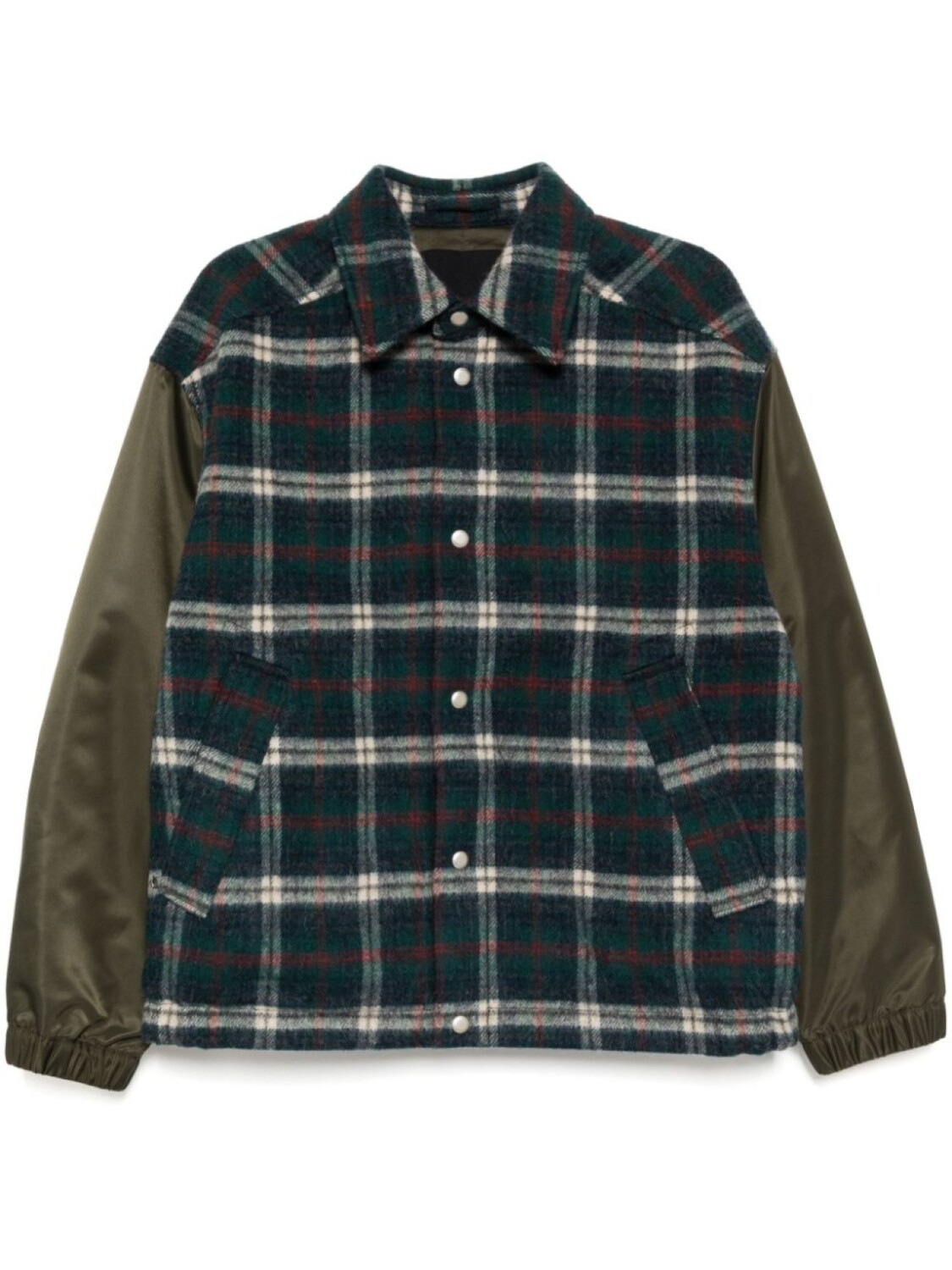 Пуховик Splicing свободного кроя CROQUIS, зеленый
Пуховик Splicing свободного кроя CROQUIS, зеленый