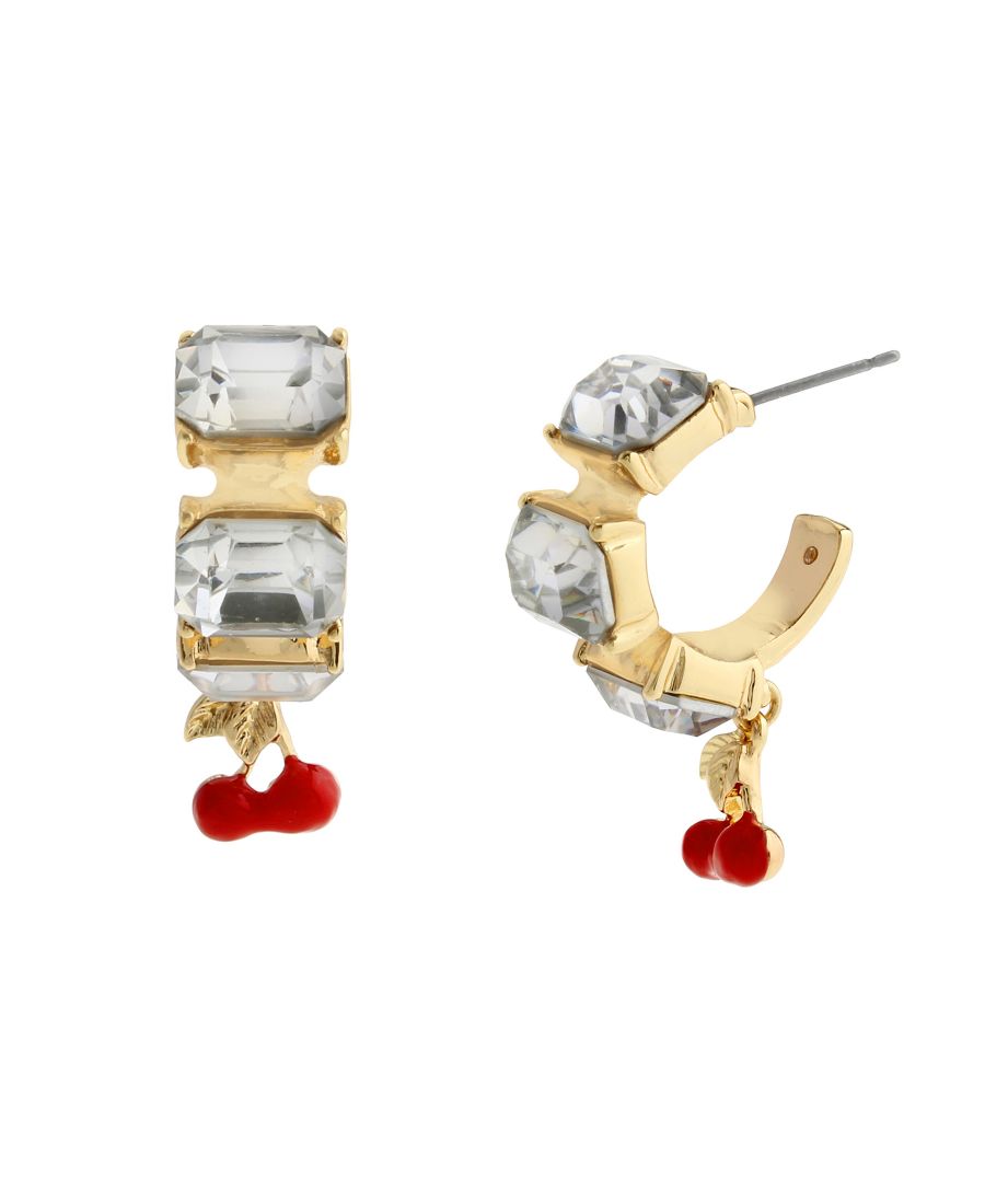 Серьги-кольца с подвеской в виде вишни из искусственного камня Steve Madden, Crystal
Серьги-кольца с подвеской в виде вишни из искусственного камня Steve Madden, Crystal