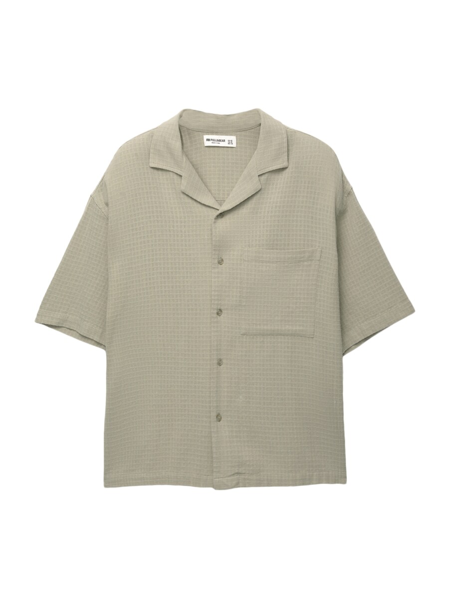 Рубашка на пуговицах Comfort fit Pull&Bear, пастельно-зеленый
Рубашка на пуговицах Comfort fit Pull&Bear, пастельно-зеленый