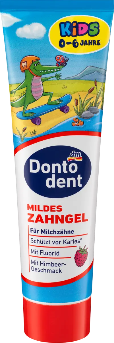 Зубная паста детская до 6 лет 100мл Dontodent
Зубная паста детская до 6 лет 100мл Dontodent