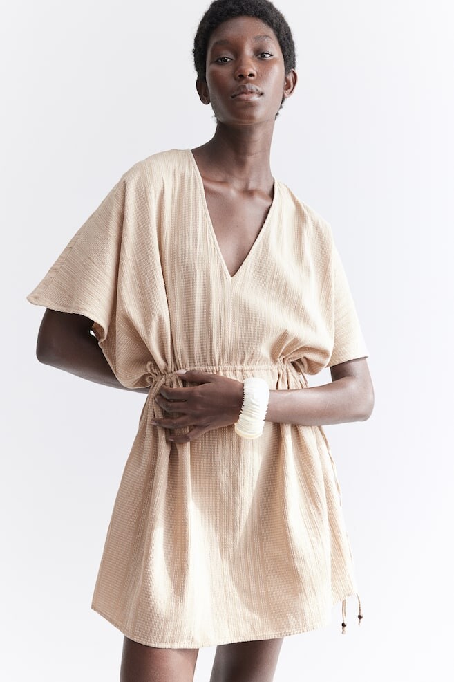 Платье с кулиской H&M, бежевый
Платье с кулиской H&M, бежевый