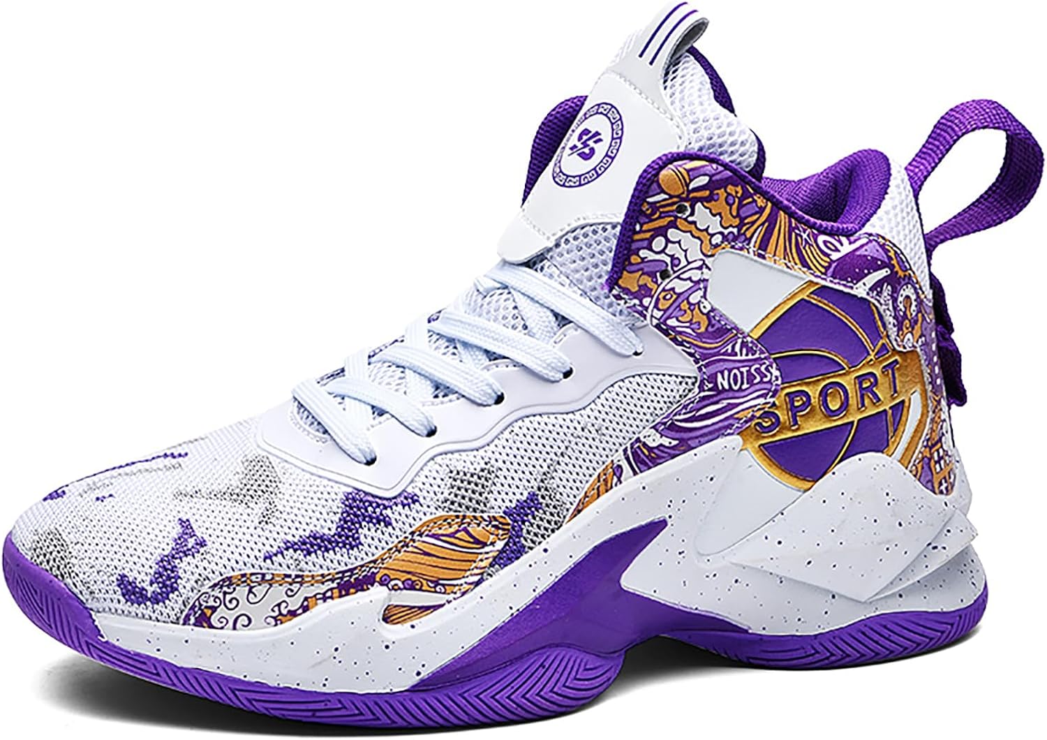 Женские баскетбольные кроссовки на шнуровке, дышащие, противоскользящие, для улицы, модные кроссовки с поддержкой свода стопы, для прогулок, спортивные кроссовки для тренировок и тенниса Generic, фиолетовый
Женские баскетбольные кроссовки на шнуровке, дышащие, противоскользящие, для улицы, модные кроссовки с поддержкой свода стопы, для прогулок, спортивные кроссовки для тренировок и тенниса Generic, фиолетовый