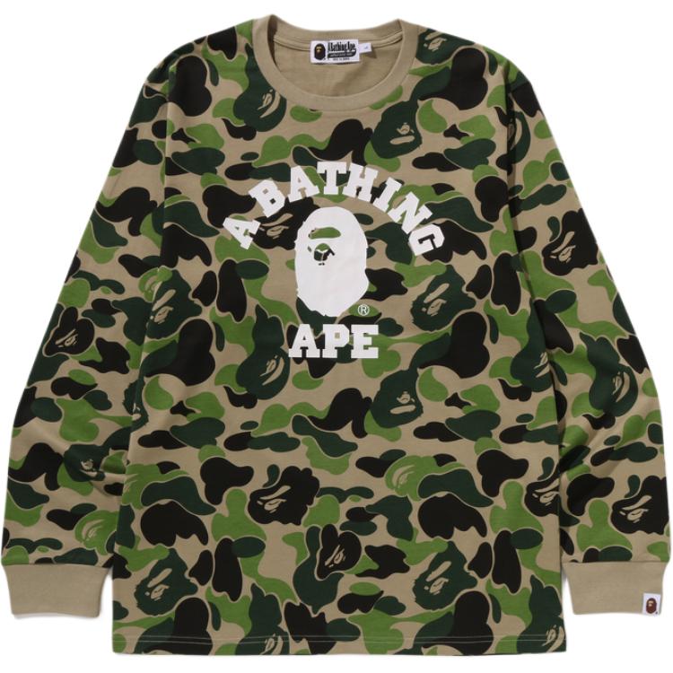 Футболка с длинным рукавом с камуфляжным принтом A BATHING APE, зеленый
Футболка с длинным рукавом с камуфляжным принтом A BATHING APE, зеленый