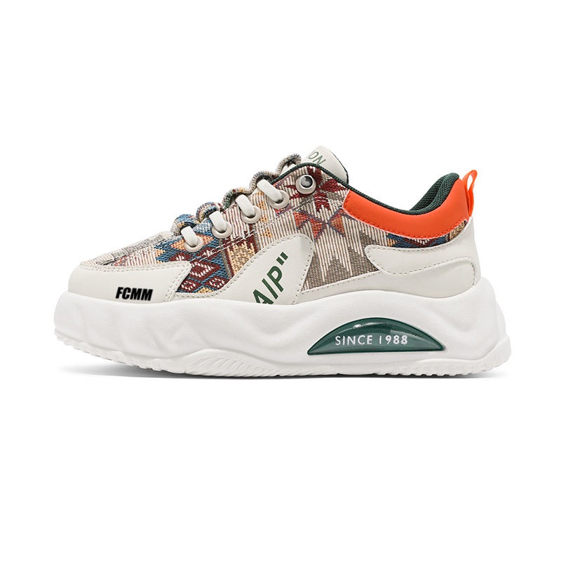 Нескользящие и дышащие низкие кроссовки для детей и подростков FCMM, белый/зеленый
Нескользящие и дышащие низкие кроссовки для детей и подростков FCMM, белый/зеленый