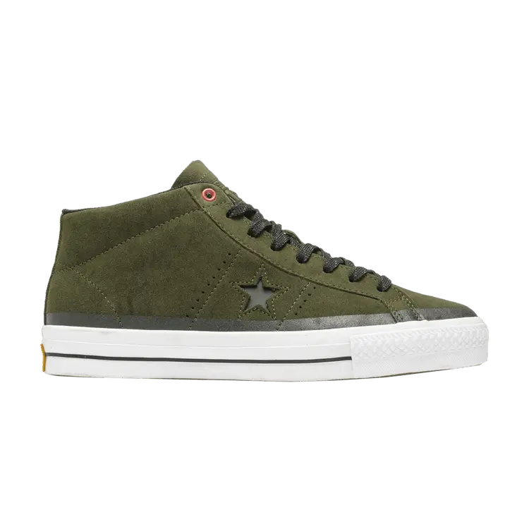 Кроссовки Converse One Star Pro Suede Mid 'Herbal', зеленый
Кроссовки Converse One Star Pro Suede Mid 'Herbal', зеленый