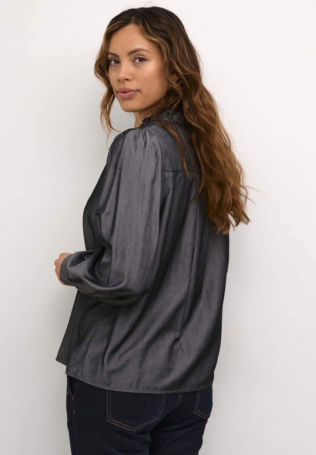 Блузка на пуговицах Culture, черный
Блузка на пуговицах Culture, черный