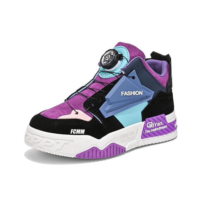 Прочные дышащие высокие повседневные кроссовки для детей FCMM, белый/фиолетовый
Прочные дышащие высокие повседневные кроссовки для детей FCMM, белый/фиолетовый