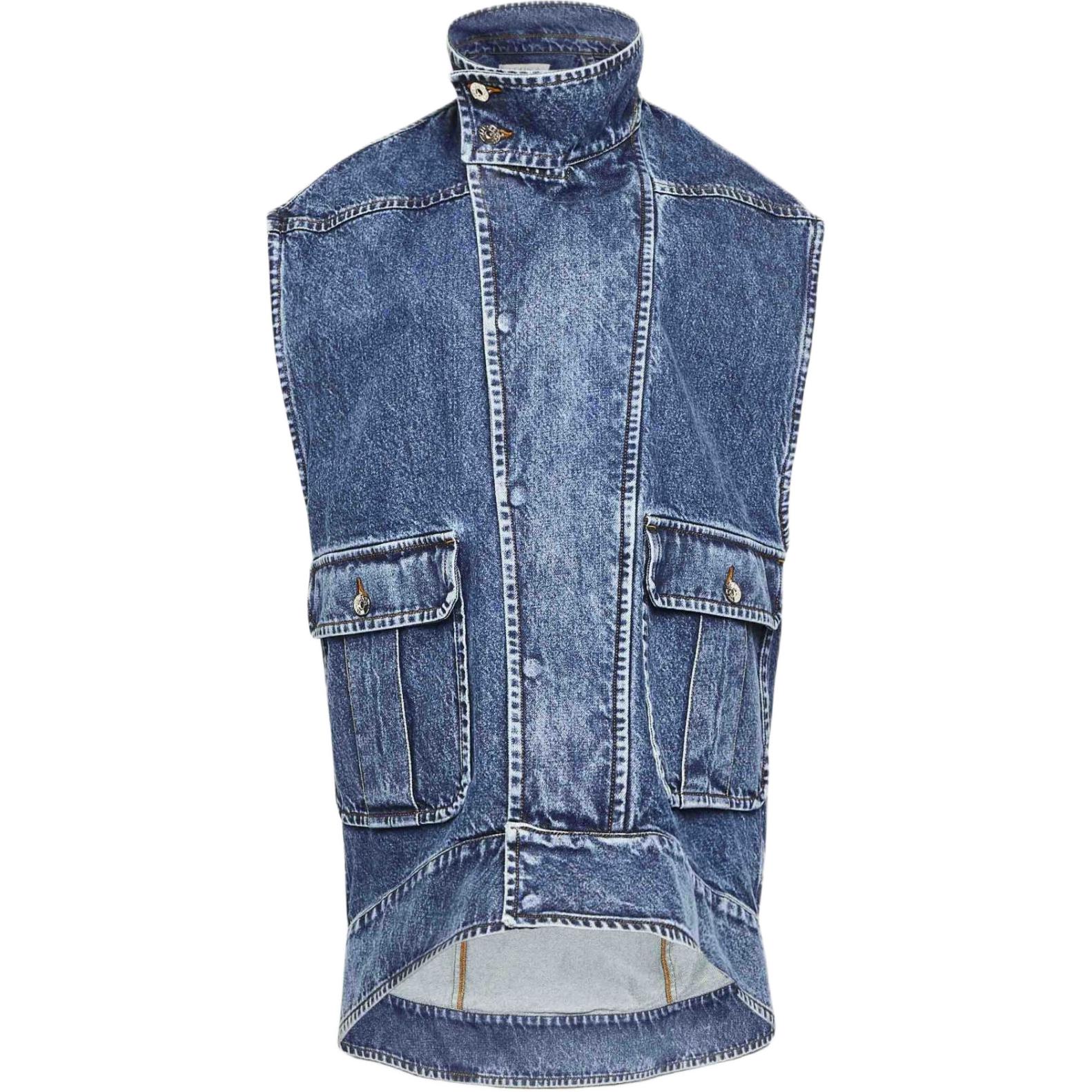 JW Anderson Джинсовый жилет с высоким воротом, Medium Blue
JW Anderson Джинсовый жилет с высоким воротом, Medium Blue
