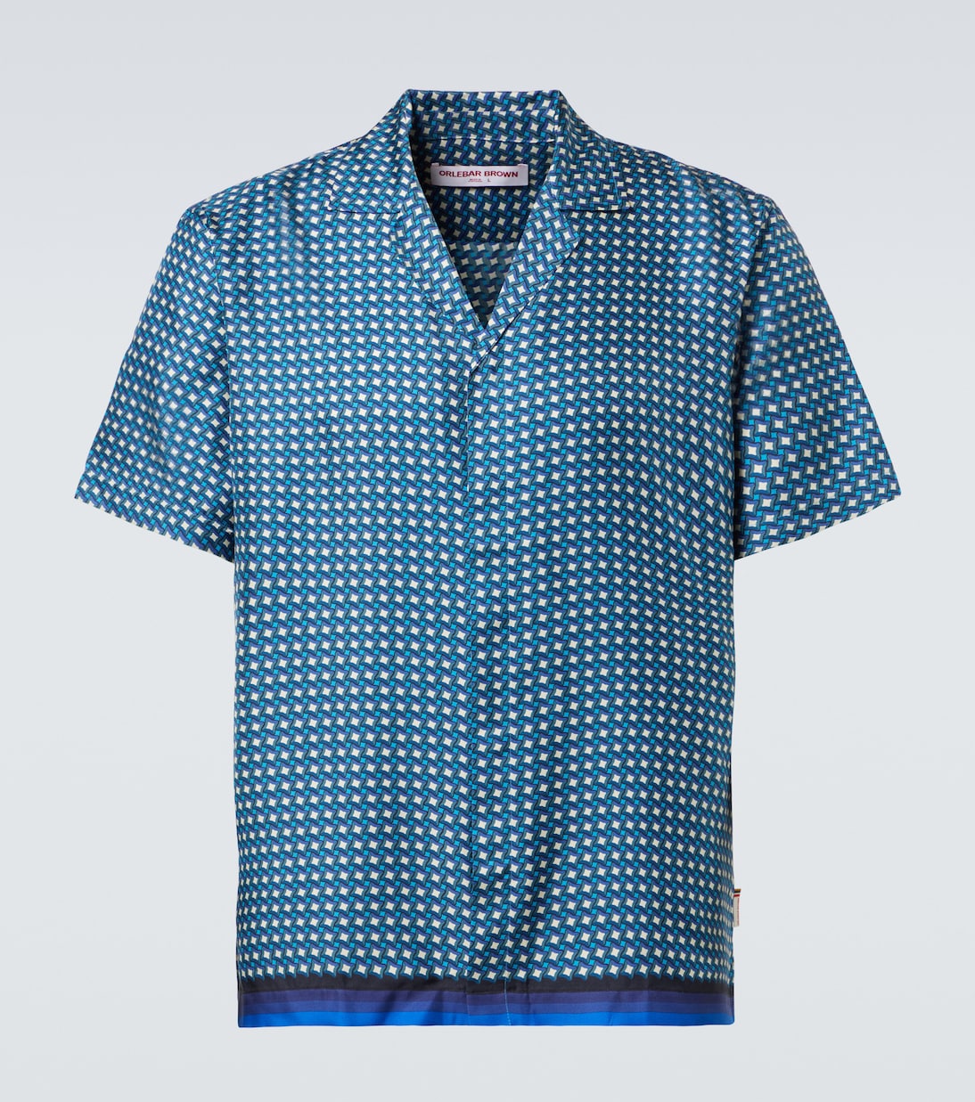 Майтан рубашка из печатного шелка Orlebar Brown, Catalina Blue
Майтан рубашка из печатного шелка Orlebar Brown, Catalina Blue