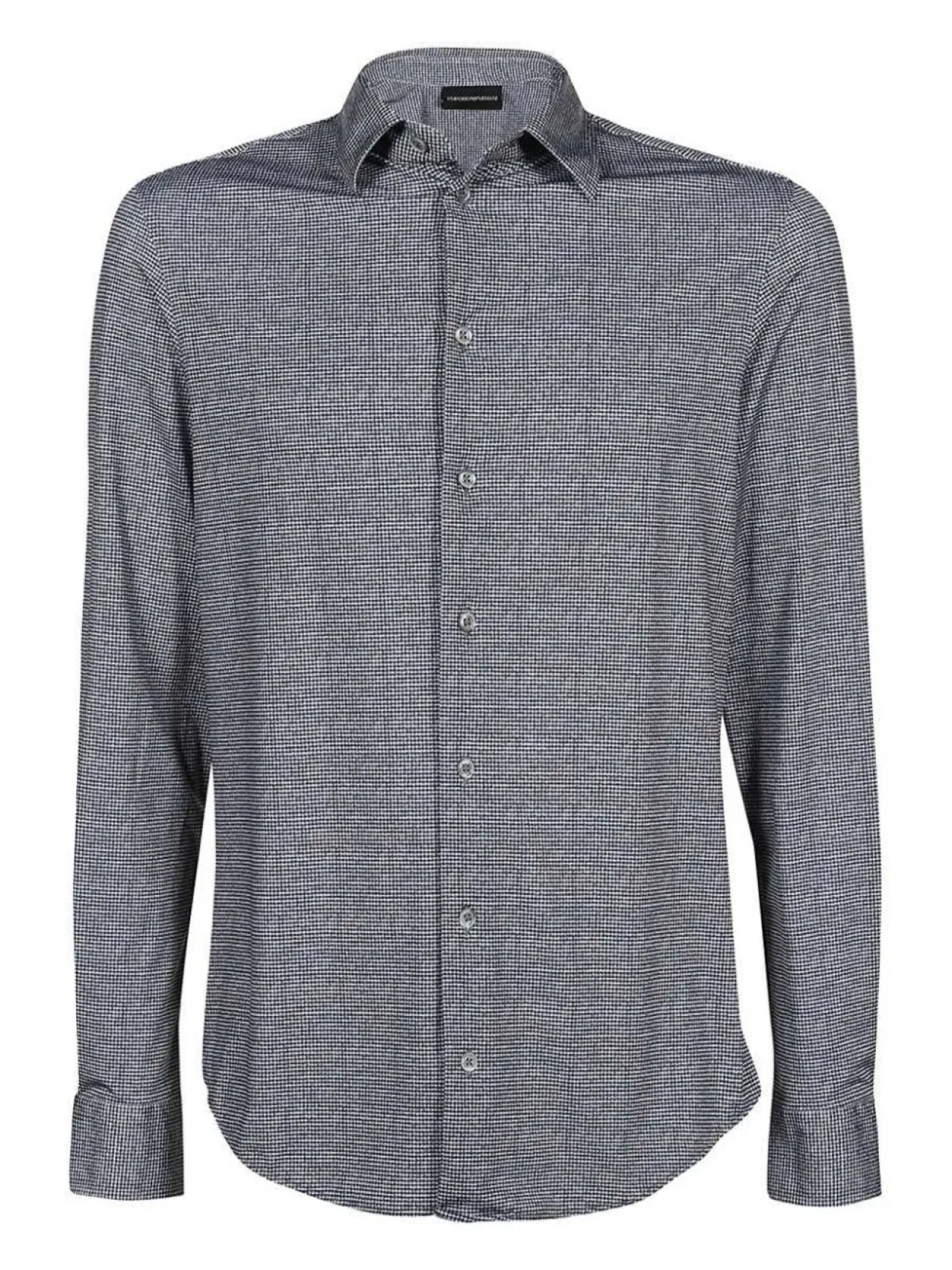 Рубашка с узором «гусиная лапка» Emporio Armani, черный
Рубашка с узором «гусиная лапка» Emporio Armani, черный