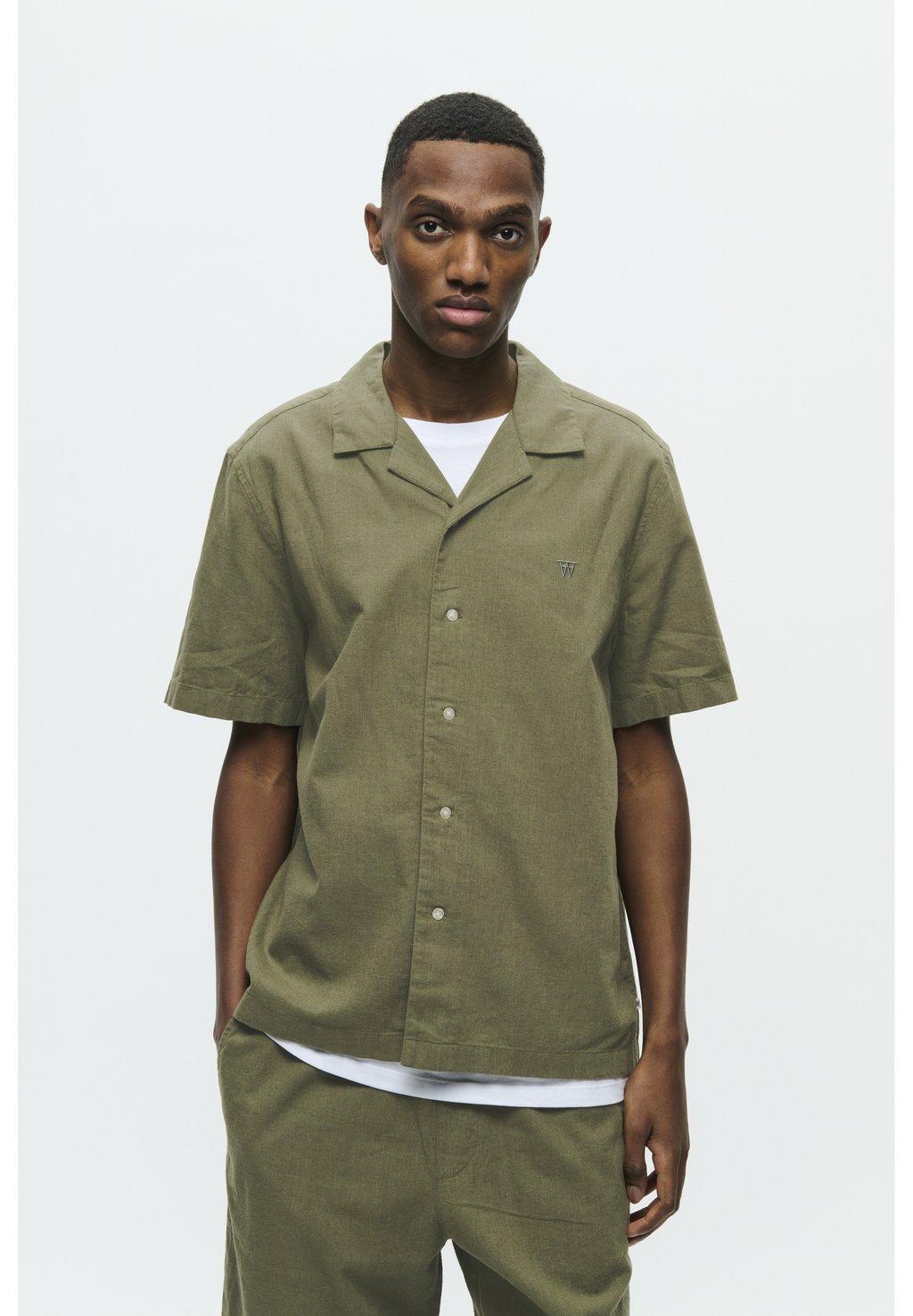 Повседневная рубашка AARON RESORT DOUBLE A BY W.W., оливковый 
Повседневная рубашка AARON RESORT DOUBLE A BY W.W., оливковый
