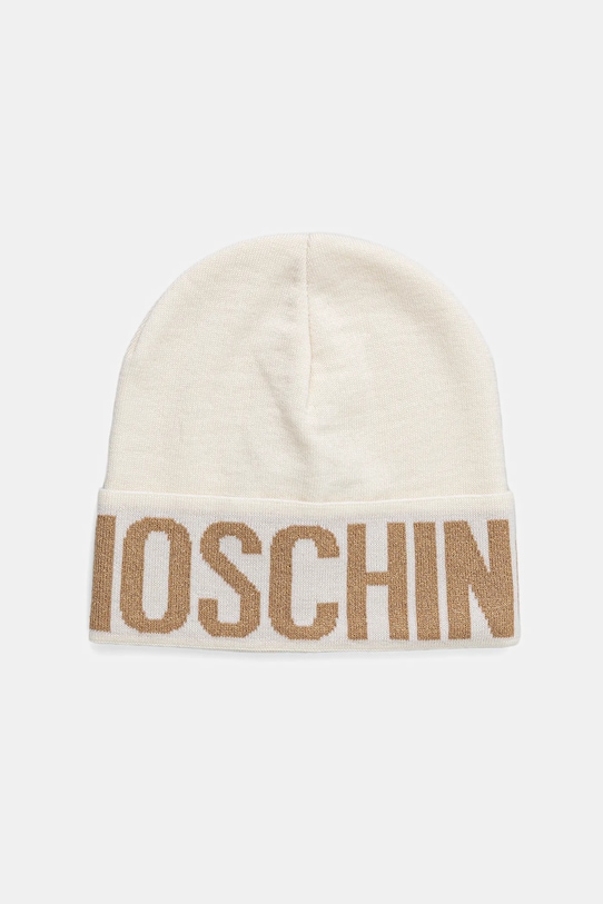 Шерстяная шапка Moschino, бежевый
Шерстяная шапка Moschino, бежевый