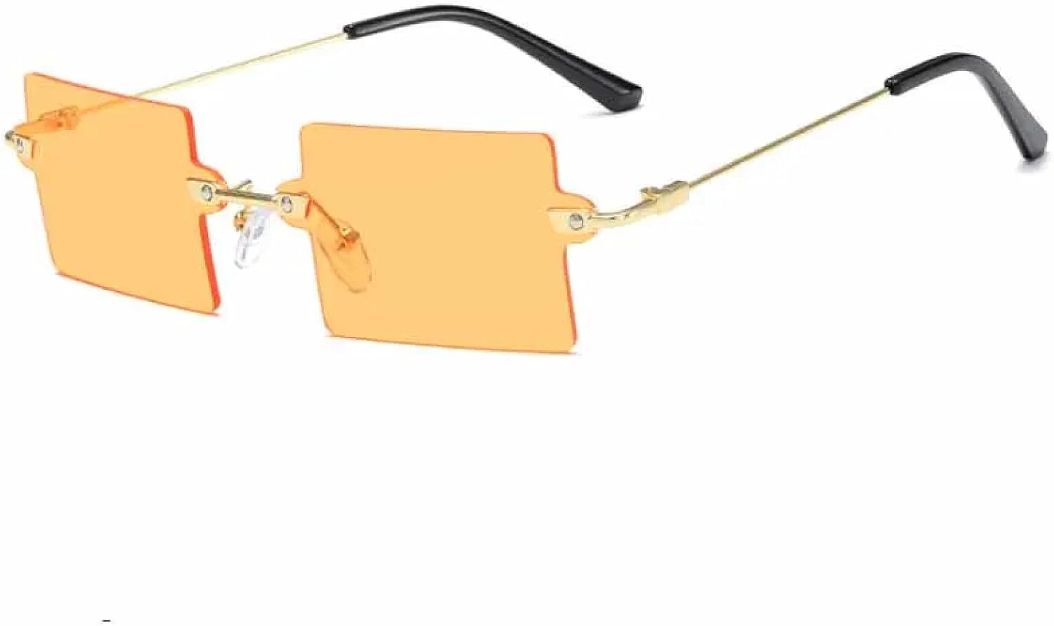 Винтажные модные солнцезащитные очки без оправы для женщин и мужчин, в стиле металл-панк, летние солнцезащитные очки для путешествий с защитой от УФ-излучения UV400 TKKTLLT, Gold Orange
Винтажные модные солнцезащитные очки без оправы для женщин и мужчин, в стиле металл-панк, летние солнцезащитные очки для путешествий с защитой от УФ-излучения UV400 TKKTLLT, Gold Orange