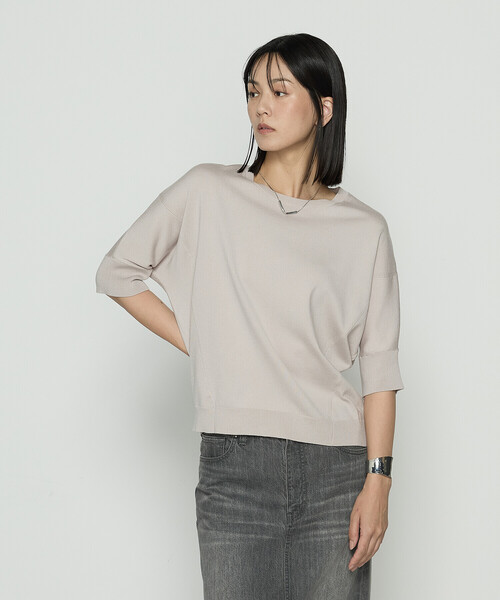 Топ вязаный свободного кроя из лиоцеллового трикотажа Gabardine K.T, светло-бежевый
Топ вязаный свободного кроя из лиоцеллового трикотажа Gabardine K.T, светло-бежевый