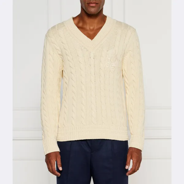 Свитер Sacos стандартного кроя Hugo, бежевый
Свитер Sacos стандартного кроя Hugo, бежевый