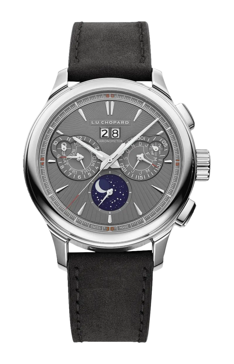 L.u.c perpetual chrono 45 мм, мануальный, титаний - лимитированная серия - 168611-3001 CHOPARD
L.u.c perpetual chrono 45 мм, мануальный, титаний - лимитированная серия - 168611-3001 CHOPARD