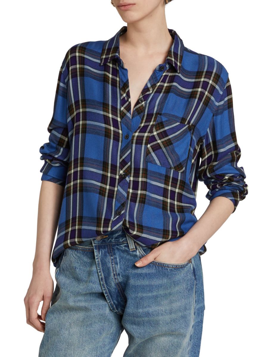 Рубашка в клетку Hunter на пуговицах спереди Rails, цвет Sapphire Indigo
Рубашка в клетку Hunter на пуговицах спереди Rails, цвет Sapphire Indigo