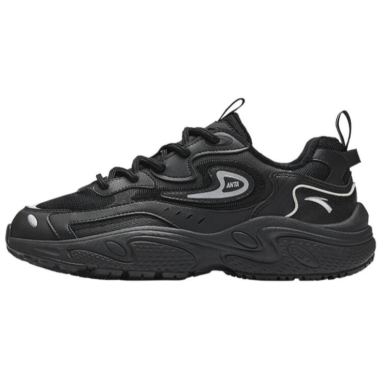 Кроссовки мужские толстые низкие черный/серебряный Anta
Кроссовки мужские толстые низкие черный/серебряный Anta