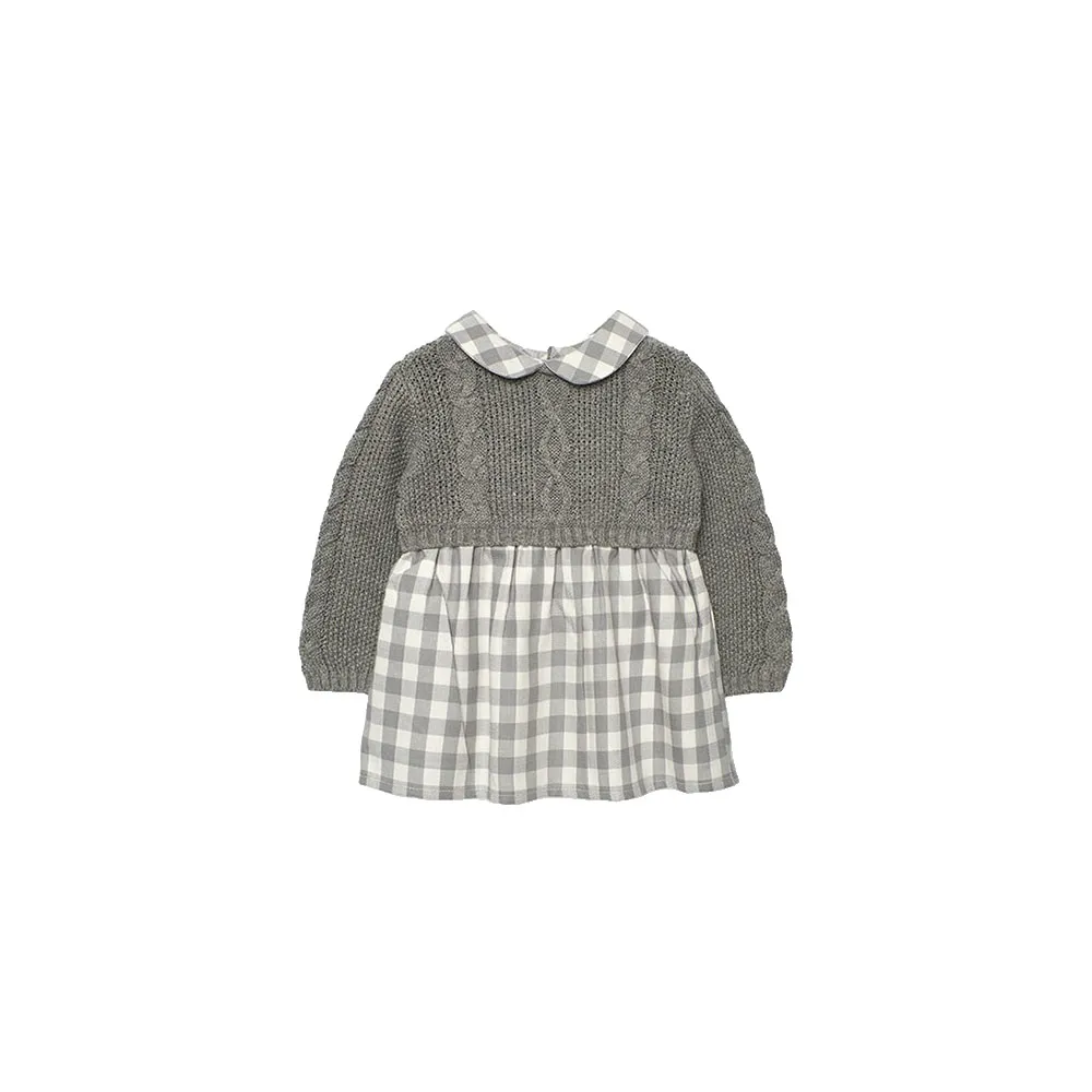 Платье Boboli Knitwear Combined, серый
Платье Boboli Knitwear Combined, серый