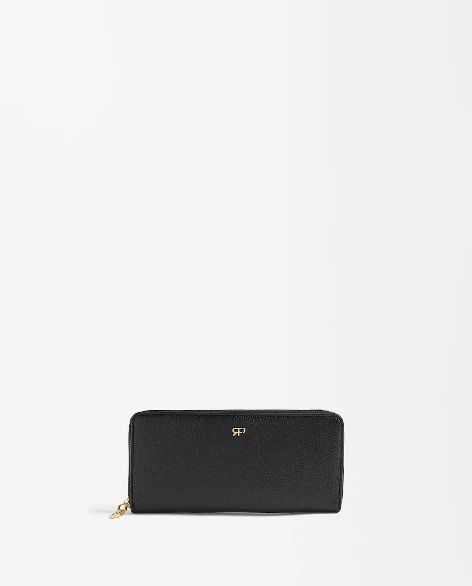 Большой женский кошелек с простой застежкой-молнией Parfois, чёрный
Большой женский кошелек с простой застежкой-молнией Parfois, чёрный